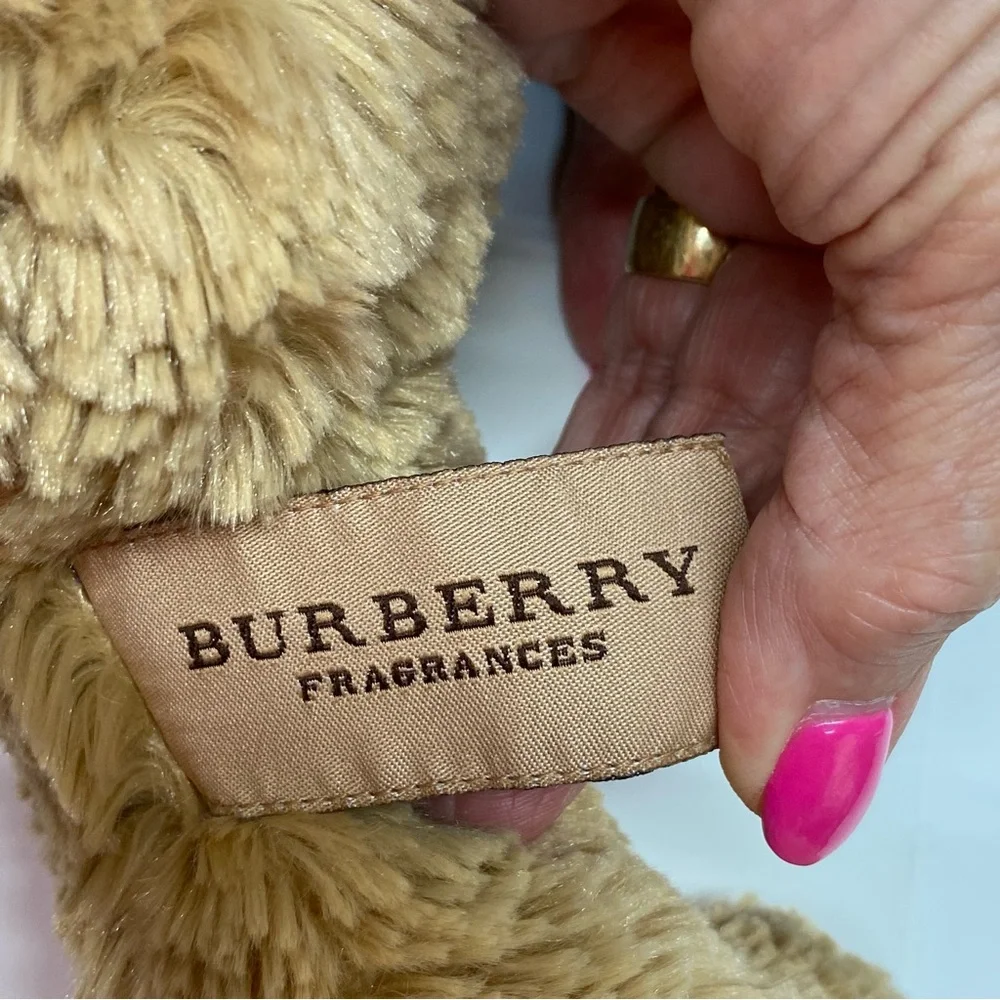 Burberry Brown Teddy Bear Plush 2008 on Bottom of Foot Fragrance Bear 12